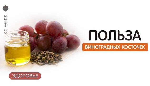 Польза виноградных косточек