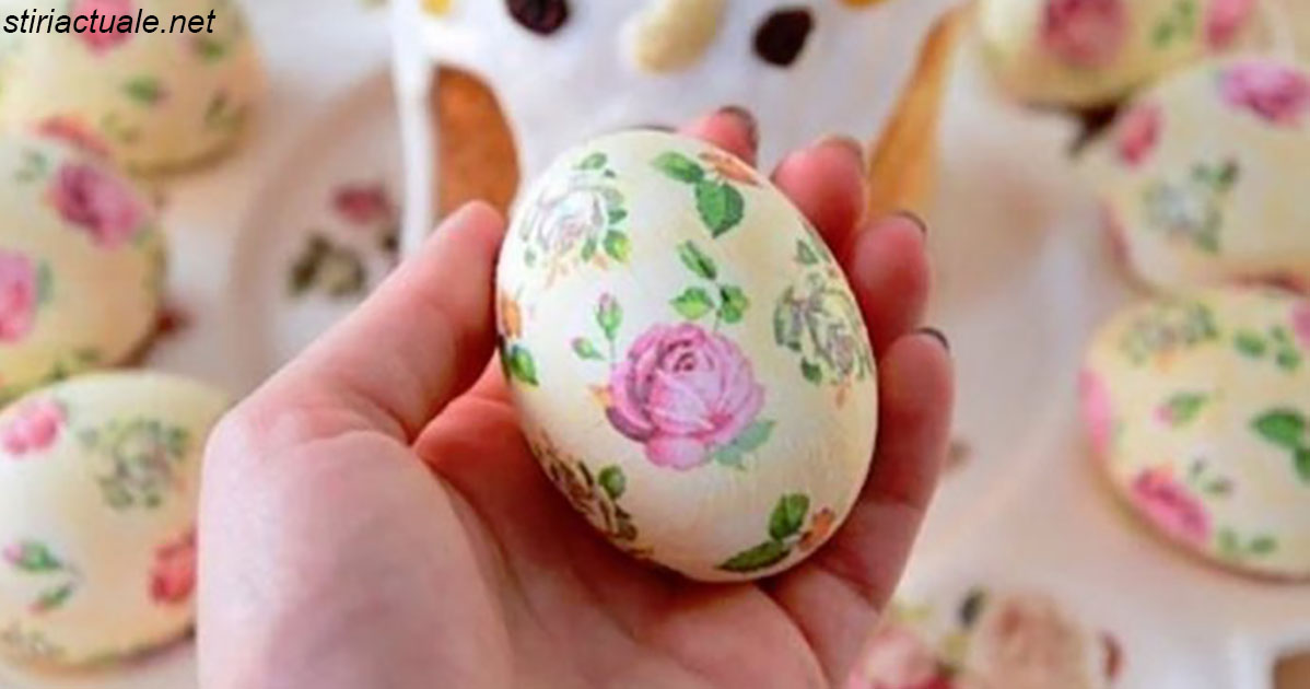Как украсить пасхальные яйца с помощью одной салфетки