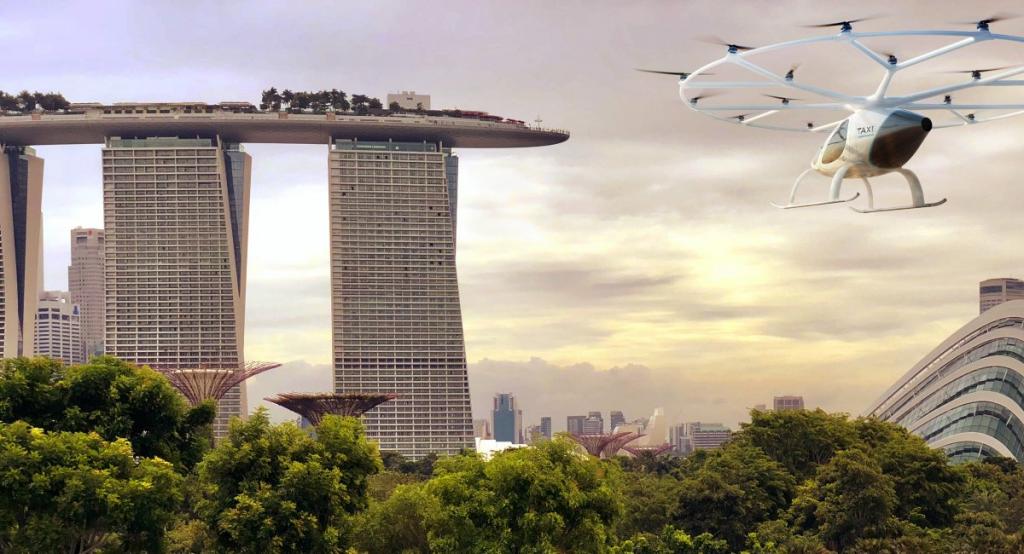 Уже к концу года в Сингапуре на городских перевозках будут работать воздушные такси: кто следующий