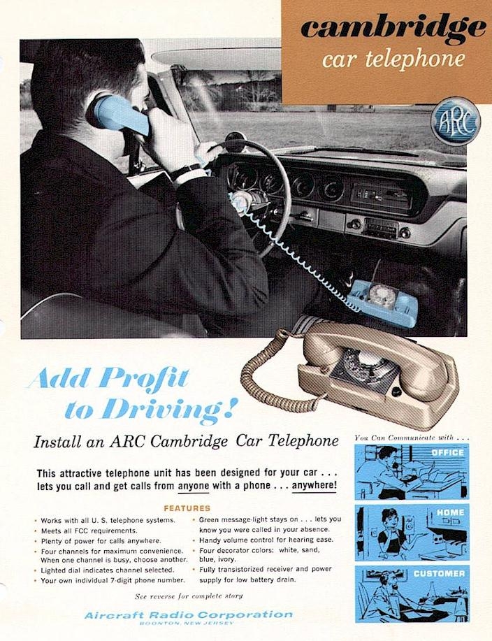 Увлекательная история автомобильных телефонов начиная с 1940-х годов