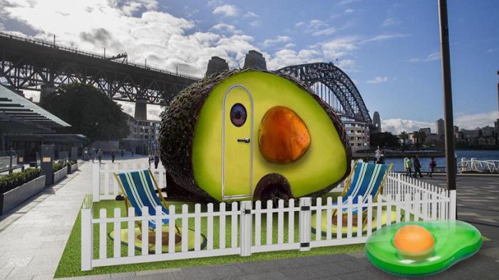 Для настоящих фанатов авокадо: в Австралии можно пожить в мини-отеле, который напоминает этот тропический фрукт