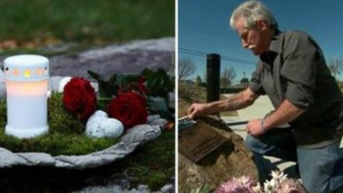 Мужчина 13 лет ходил к месту гибели сына и зажигал свечи. Однажды обнаружил там записку