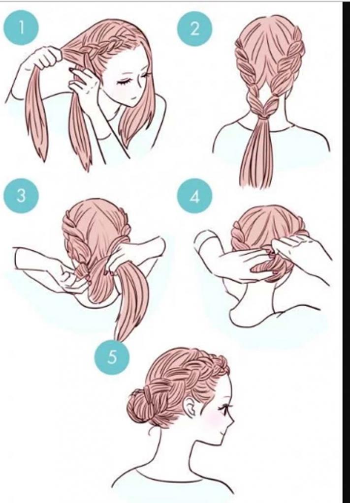 Распущенные волосы   это слишком просто. 10 вариантов причесок, которые вы можете сделать за три минуты (пошаговое фото)