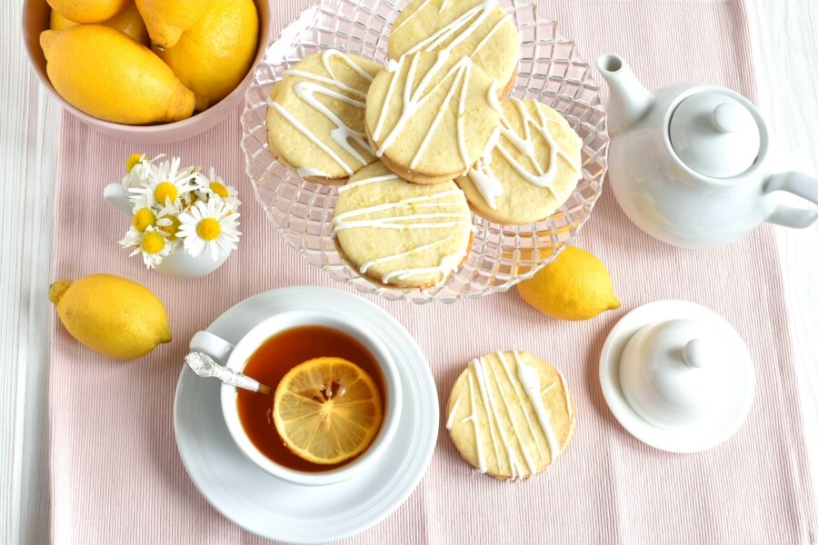 Рецепт вкусного лимонного печенья на каждый день. Семья в восторге