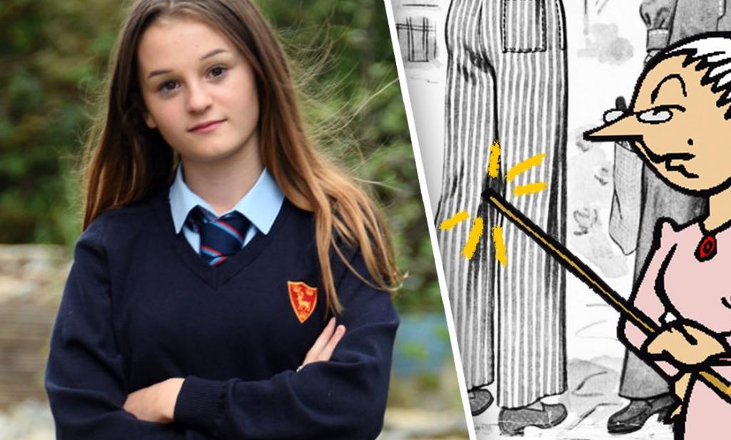Девочка пришла в школу в новых брюках, но учителя ее унизили: они оказались не готовы к такой моде
