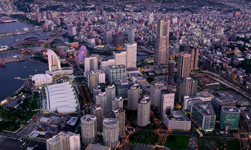 Компания Armadas: фантастические виды крупных городов Японии с высоты птичьего полета