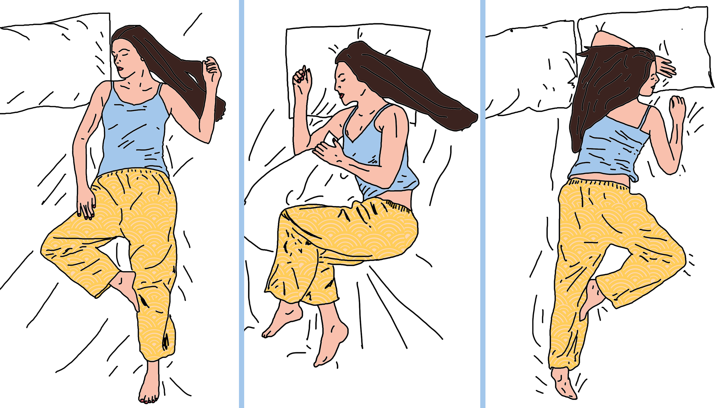 6 поз для сна: что они расскажут о вашем типе личности   и как влияют на здоровье