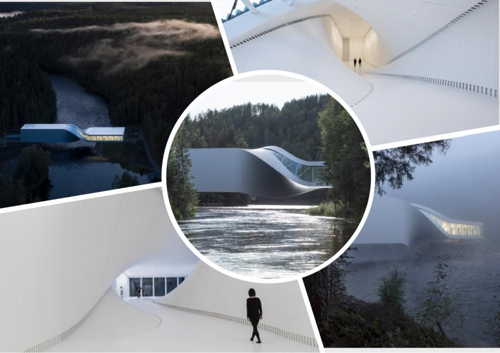 Танцуем «твист»: в Норвегии построили уникальное сооружение   это музей, мост и скульптура
