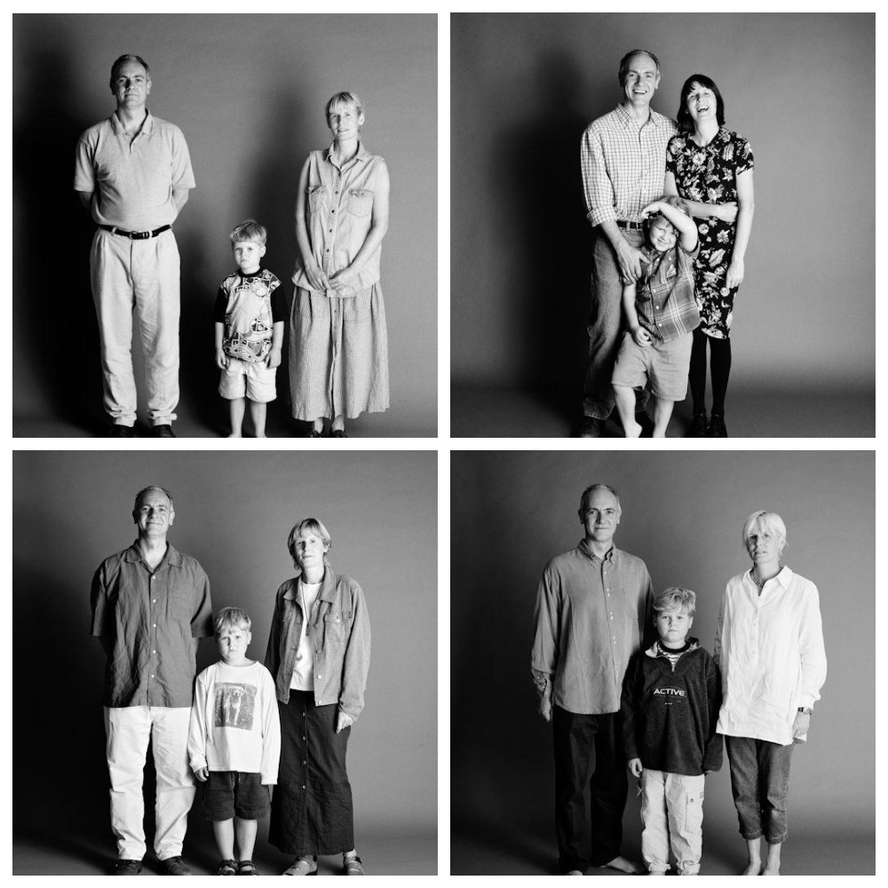 22 года семья воспроизводила одну и ту же фотографию, что продемонстрировать быстротечность и беспощадность времени