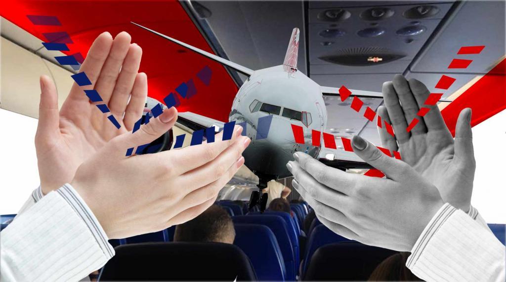 Аплодисменты в самолете: выражение благодарности или причина публичного позора