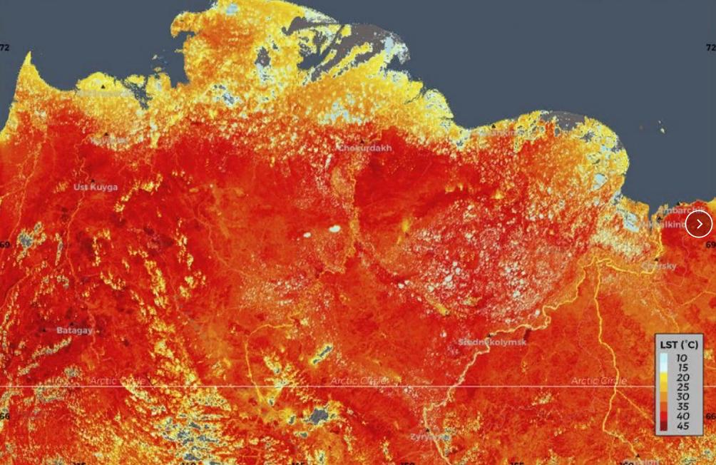 Климатологи из разных стран считают сибирскую жару 