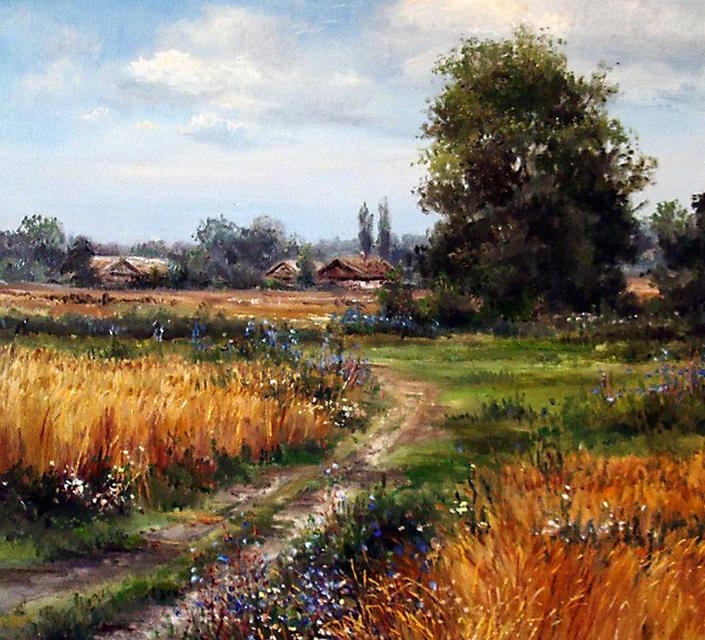 Реализм, искренность и правдивость в деревенских летних пейзажах Ольги Одальчук