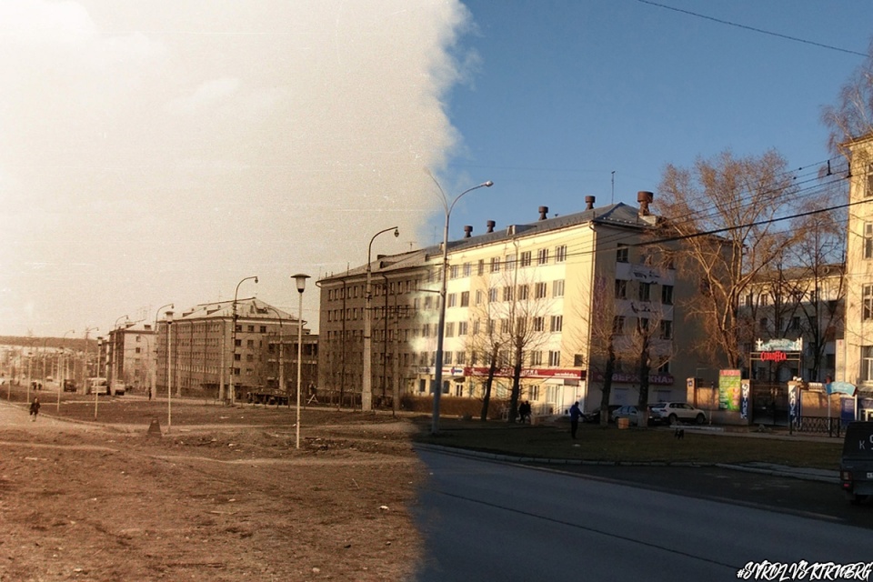 Тогда и сейчас: уралец сделал необычные фото Екатеринбурга, наглядно продемонстрировав, как города меняются со временем
