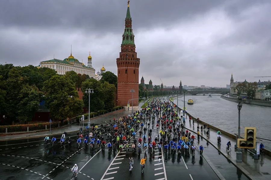 Москва   идеальный город для велосипедистов: комфортные велотуры по столице России