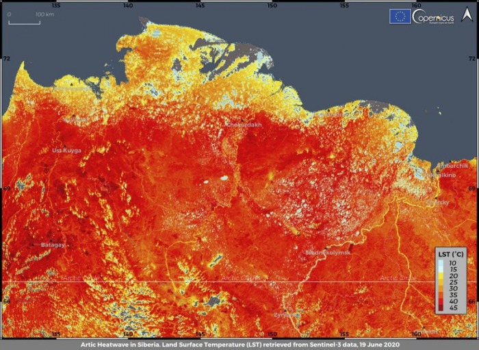Экологи бьют тревогу: в Сибири в Верхоянске зафиксировали +38, а разница между температурами Арктики и тропиков сокращается