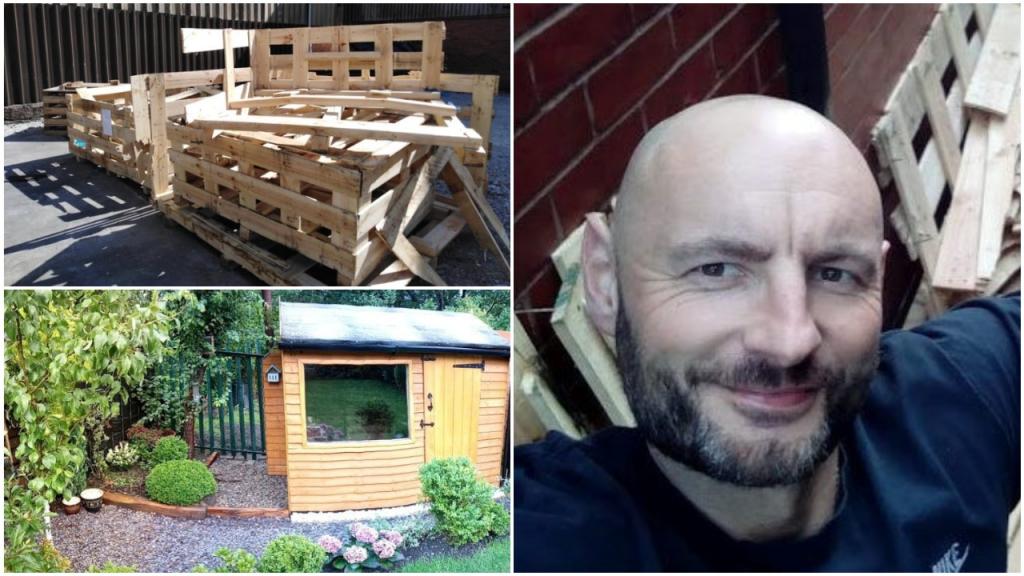 Мужчина за сто дней построил полнофункциональную сауну у себя во дворе и потратил на это менее £500