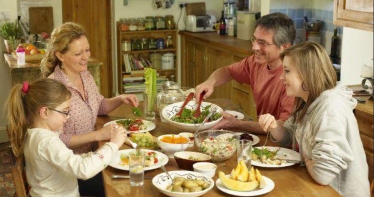 Пока гостила у подруги в Белоруссии, каждый вечер удивлялась их манере ужинать (оказывается, такое питание считают нормальным почти все белорусы)