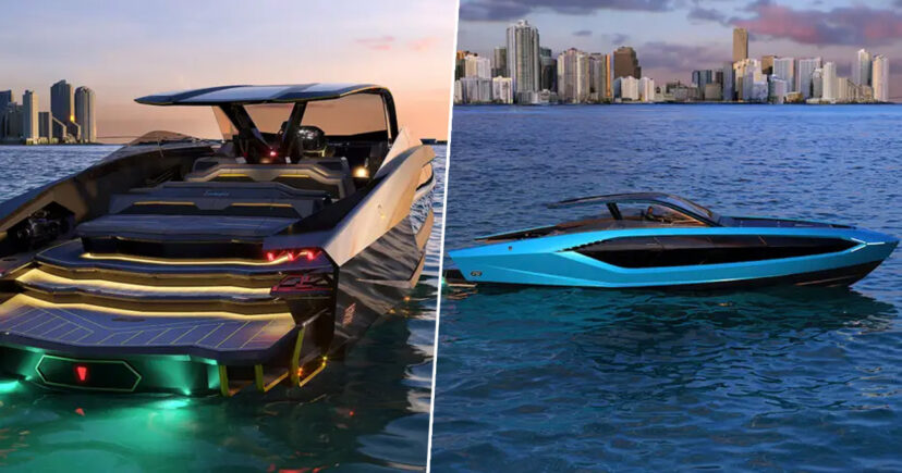 Компания Lamborghini сделала яхту стоимостью 3,4 млн $. Неудивительно, что она выглядит как роскошный суперкар