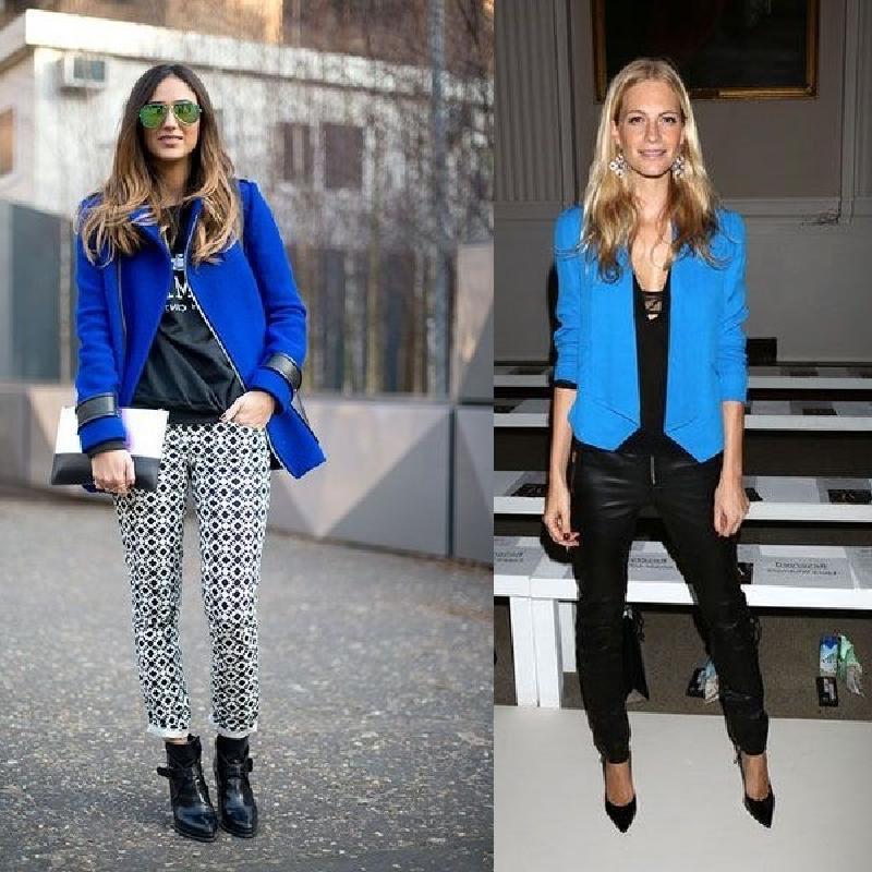 Модный синий: как правильно носить и с чем сочетать синий пиджак, пальто или куртку