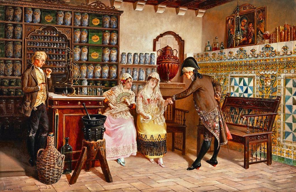 Аптека 18-го века: чем занимались целовальники, толмачи, травники и другие сотрудники