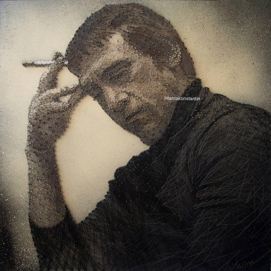 Тульский художник создает невероятные картины, используя нить и гвозди: фото