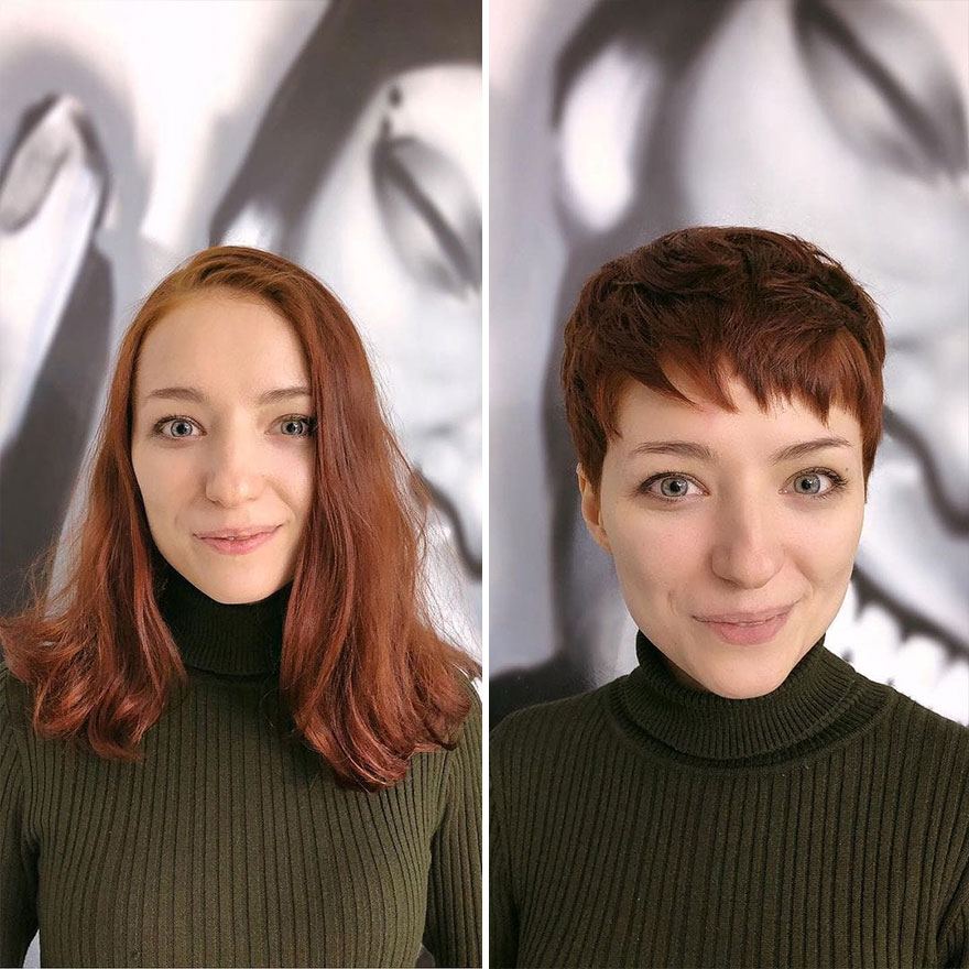 Парикмахер из Москвы преображает женщин с помощью коротких стрижек: фото