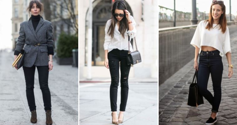 Удобные, универсальные и подчеркивают фигуру: модные модели черных джинсов, которые подходят под эти критерии