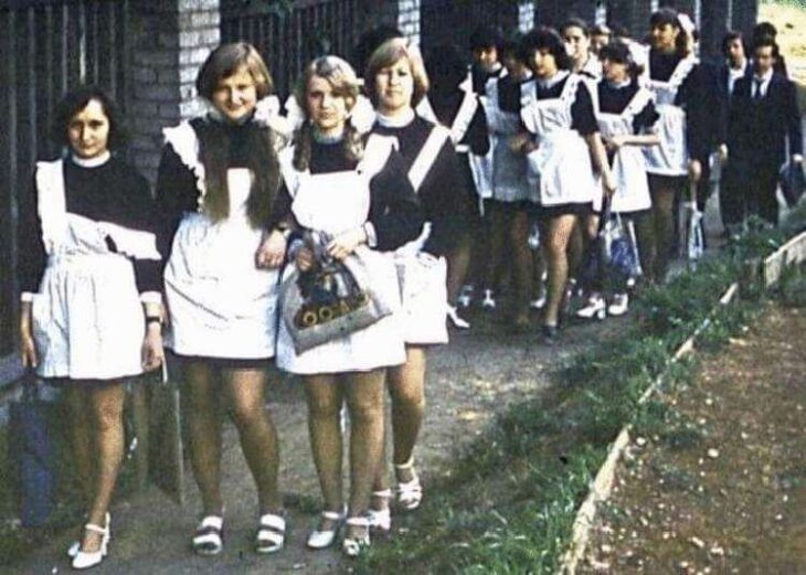Вот как выглядели выпускницы 1970 х