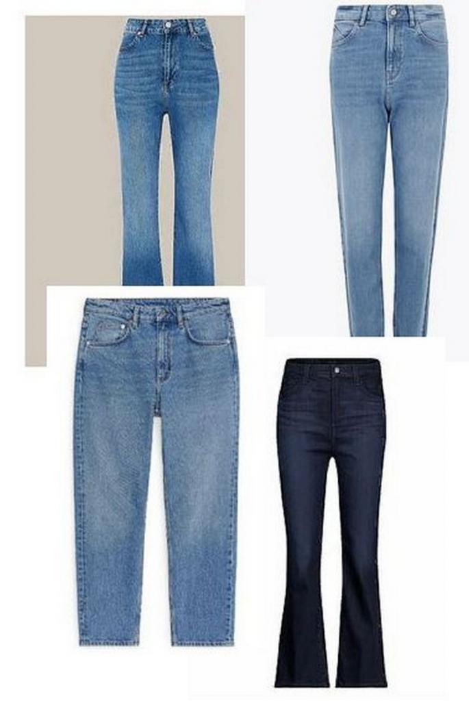 Фигура «песочные часы» будет выгодно смотреться в укороченных джинсах с высокой талией, а «груша» – в расклешенных: модный стилист раскрывает секрет выбора идеальных брюк