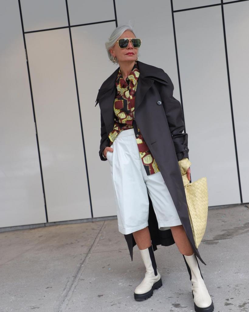 Еще один наглядный пример того, что и в возрасте можно быть стильной: 54 летняя блогер это доказала (фото ее луков)