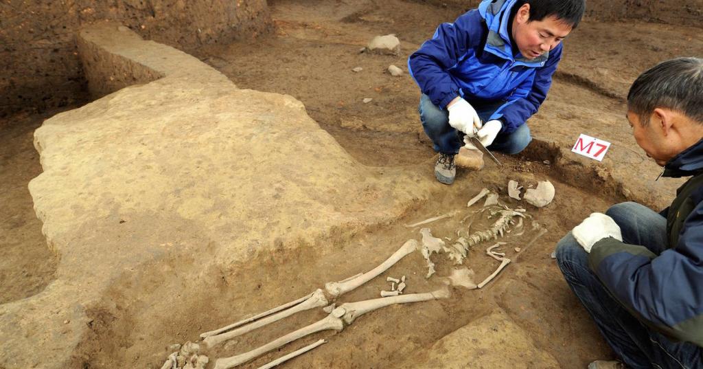 Китайские археологи раскопали более 80 бронзовых зеркал для 