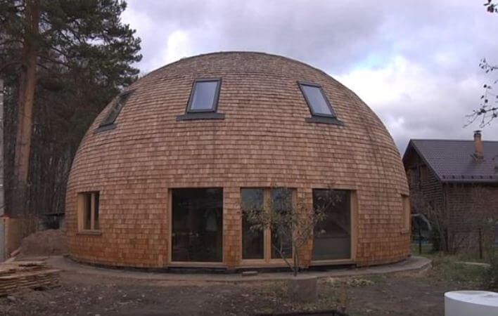 Круглый дом: конструкция стратодезического купола