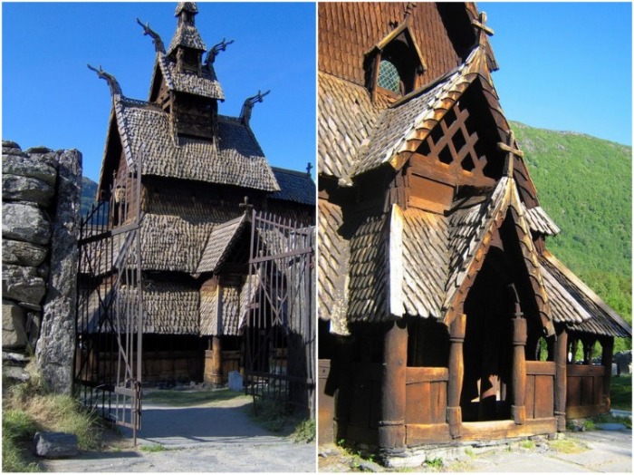 Сказочная красота норвежских древних построек, которые функционируют и по сей день