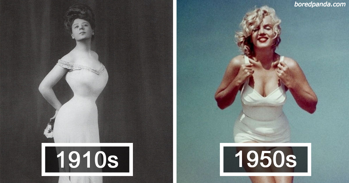 Вот как менялись стандарты идеального женского тела за последние 100 лет!