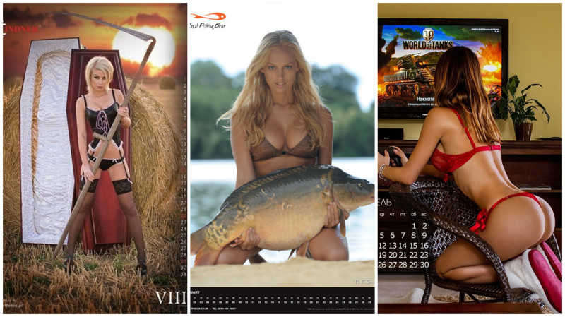 10 странных эротических календарей