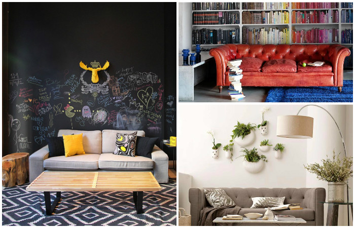 15 идей стильного оформления стены за диваном, которые добавят изюминку в интерьер вашей гостиной