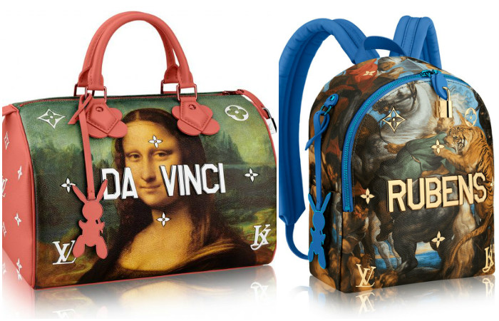 На грани китча: как выглядит «классическая» коллекция сумок от Louis Vuitton и Джеффа Кунса