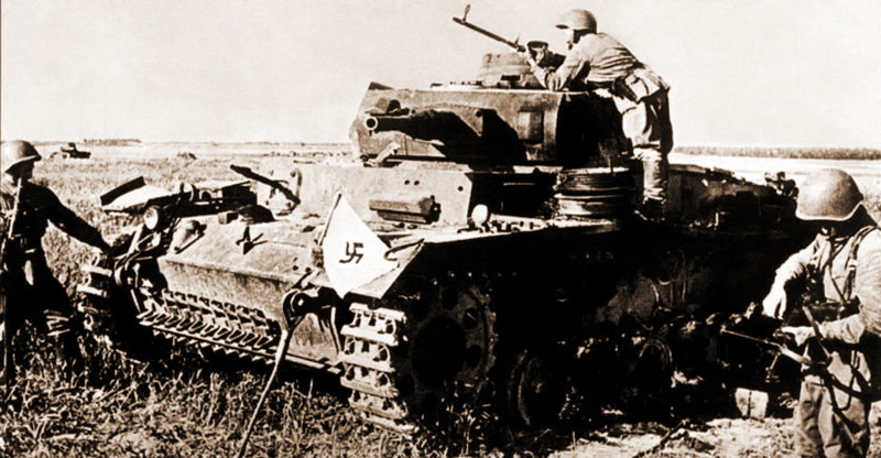 Танковые потери вермахта за первый месяц 1941 г