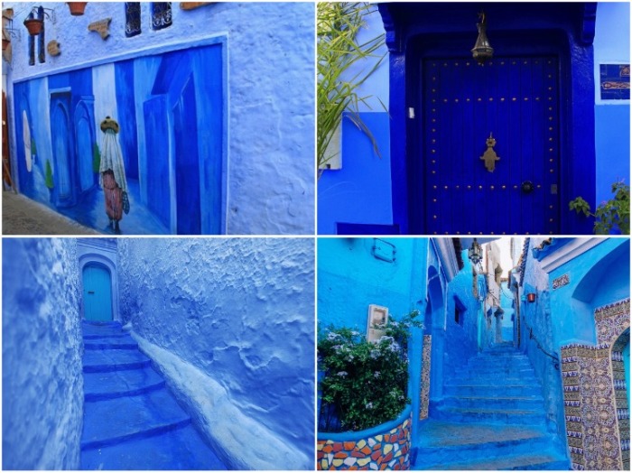 «Голубая жемчужина» Марокко: тысяча оттенков синего на улицах священного города  Шефшауэна