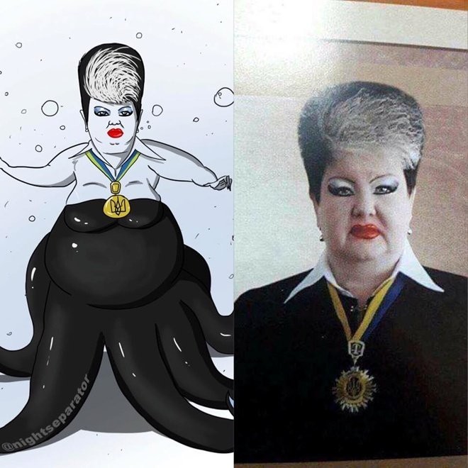Украинская судья Алла Бандура получила прозвище Джокер из за своей эффектной внешности