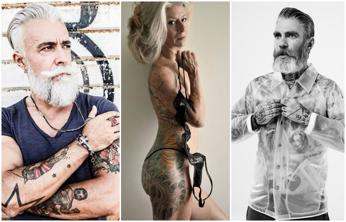 20 энергичных пенсионеров, которые отвечают на вопрос «как будет выглядеть твоя татуировка в старости?»