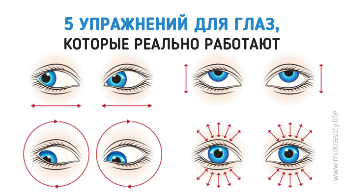 5 упражнений для глаз, которые реально работают