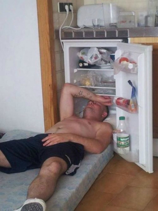 17 жизненных и очень забавных фотографий о выживании в жару